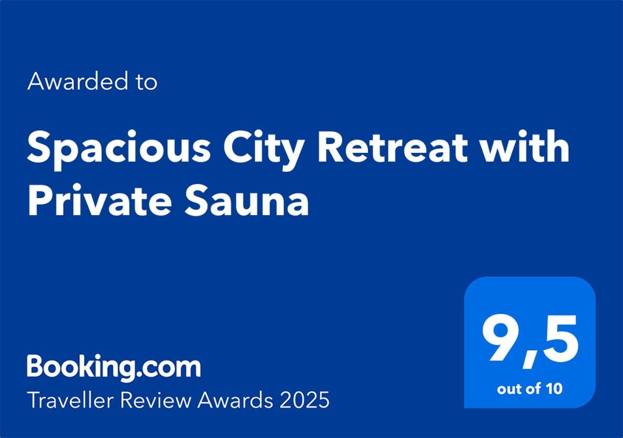 Spacious City Retreat With Private Sauna Хельсинки Экстерьер фото